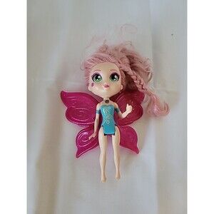 Bright Fairy Friends Doll Fairy Doll 6" Pink Hair Needs New Battery
